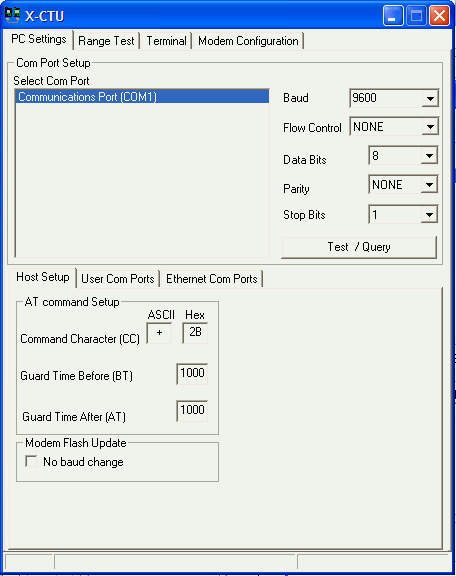 XBee Firmware Upgrade